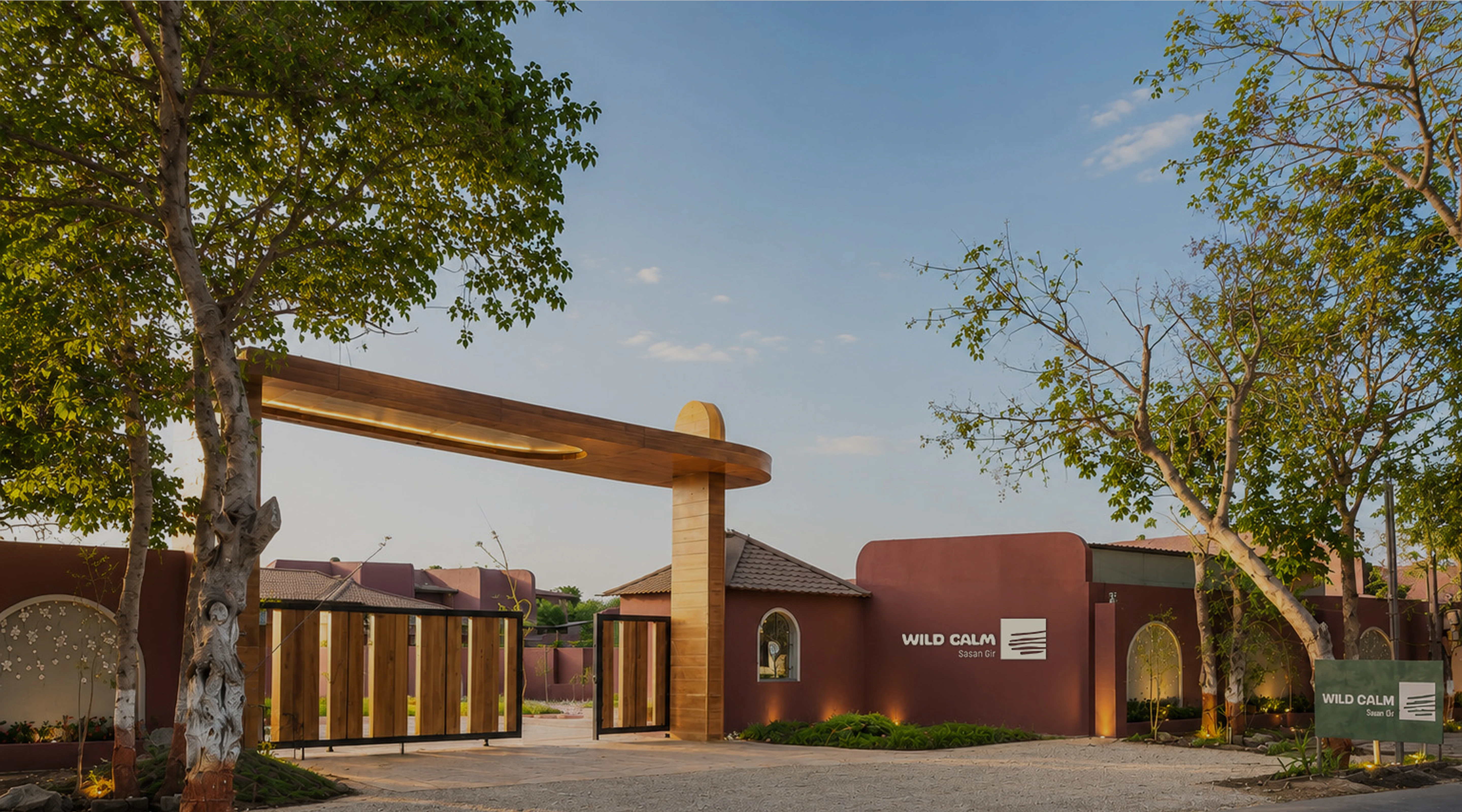 WildCalm entrance, Sasan Gir
